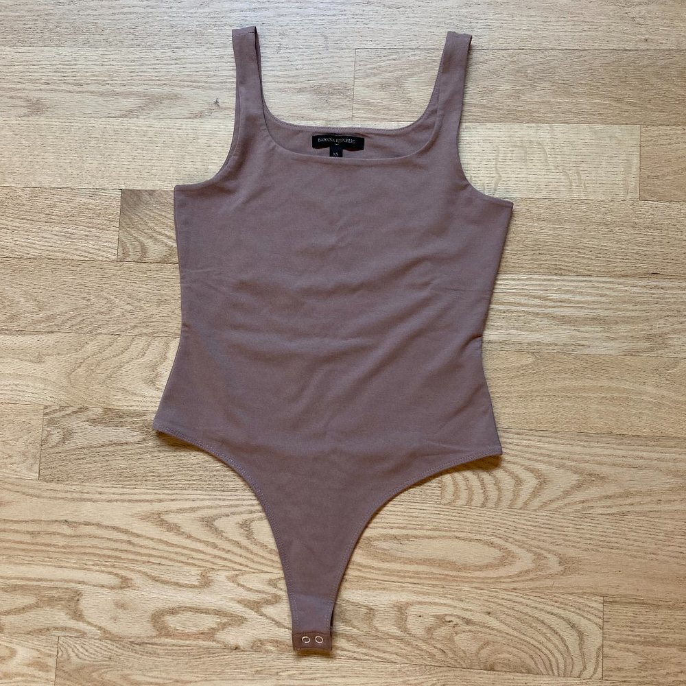 Banana Republic Scoop-Neck Thong Bodysuit